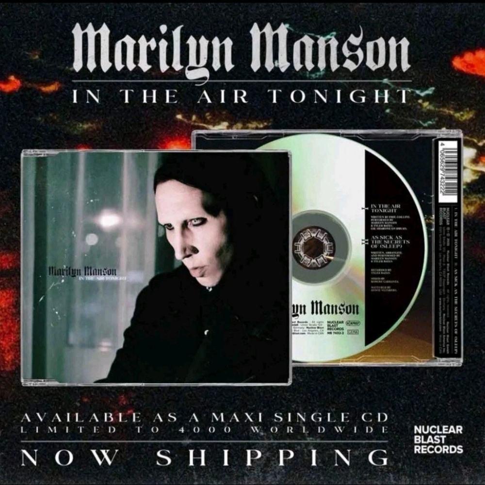 Marilyn Manson In The Air Tonight EXCLUSIVE CD Nine Inch Nails KMFDM Ministry